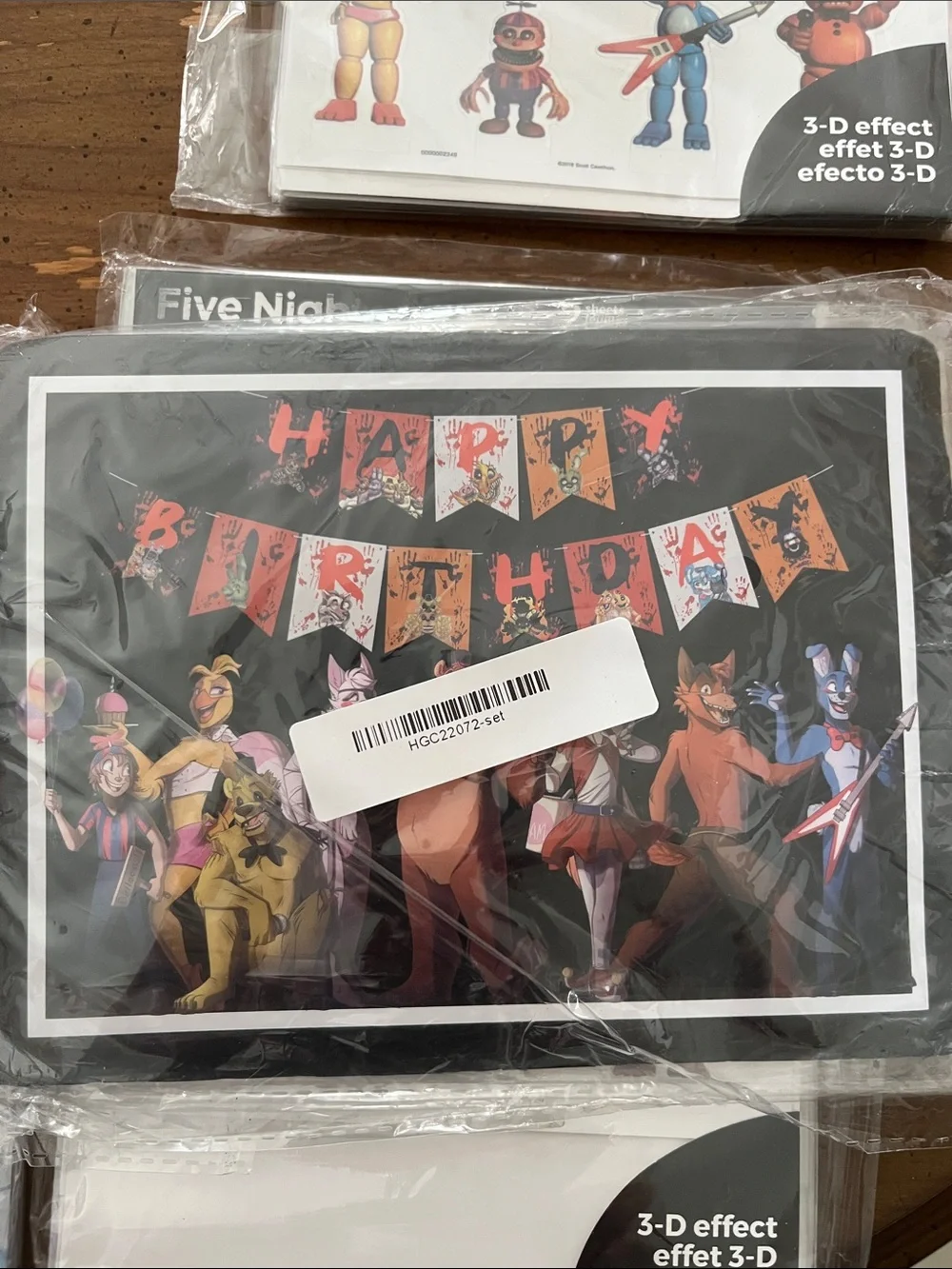 five nights at Freddy’s party lot Birthday Party Decoration Kit